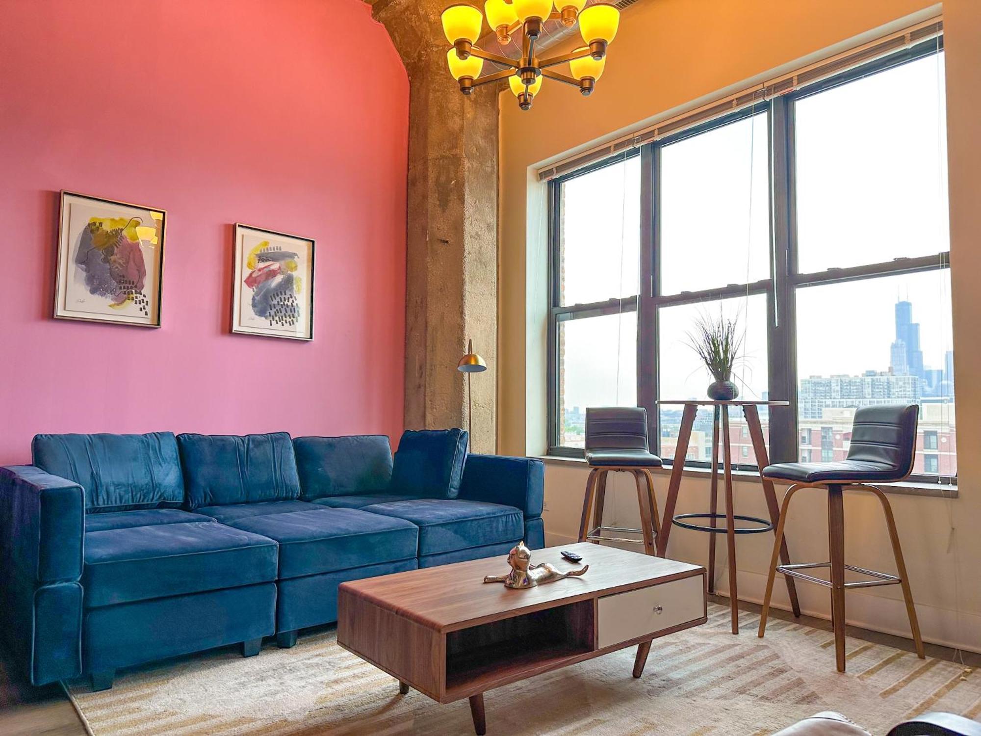 Modern 2Br Loft With Amazing City Skyline View And Optional Parking For 8 Guests Near Mccormick Place And Soldier Field Chicago Exterior photo
