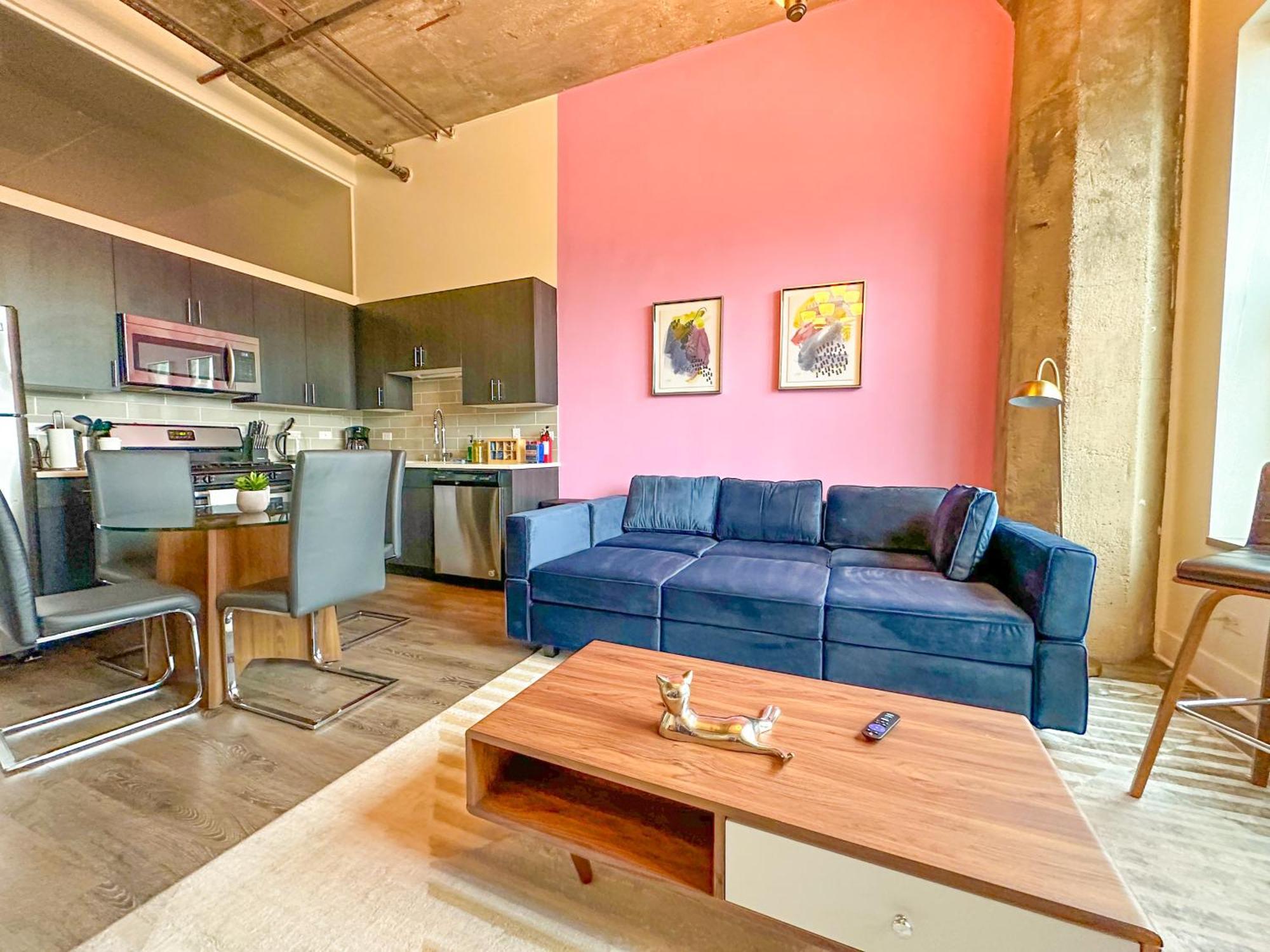 Modern 2Br Loft With Amazing City Skyline View And Optional Parking For 8 Guests Near Mccormick Place And Soldier Field Chicago Exterior photo